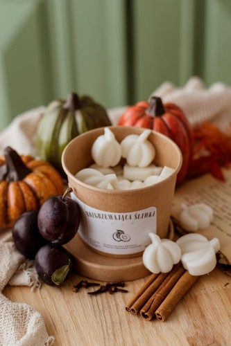 Przejdź do produktu Wosk do kominka Rozgrzewająca Śliwka 100g