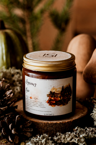 Przejdź do produktu Świeca zapachowa w szkle Dyniowy Bór - 120 ml