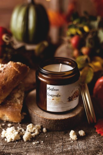 Przejdź do produktu Świeca zapachowa w szkle Maślana Kruszonka - 120 ml