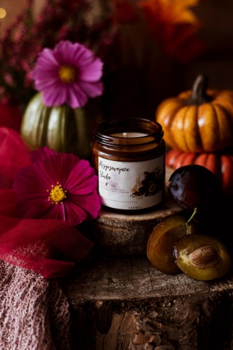 Przejdź do produktu Świeca zapachowa w szkle Rozgrzewająca Śliwka 120 ml